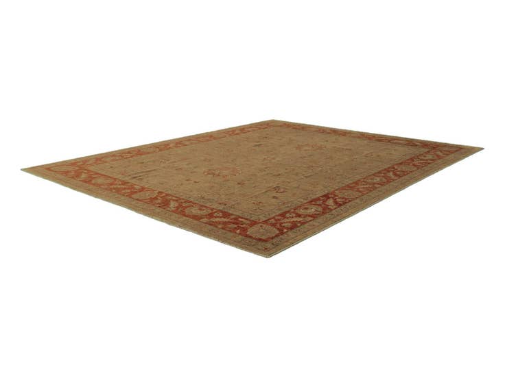 Detail image of 8' x 9' 10 Hand Knotted Ziegler Rug