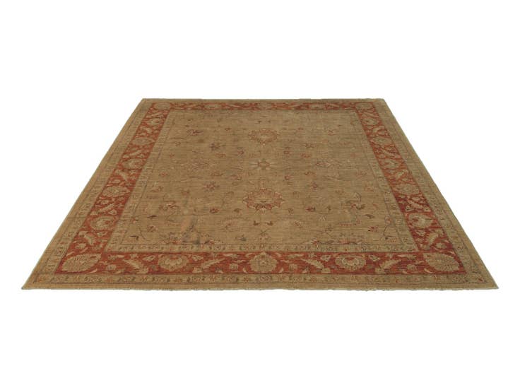 Detail image of 8' x 9' 10 Hand Knotted Ziegler Rug