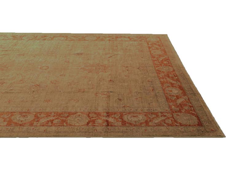 Detail image of 8' x 9' 10 Hand Knotted Ziegler Rug