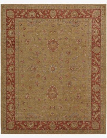 8' x 9' 10 Hand Knotted Ziegler Rug