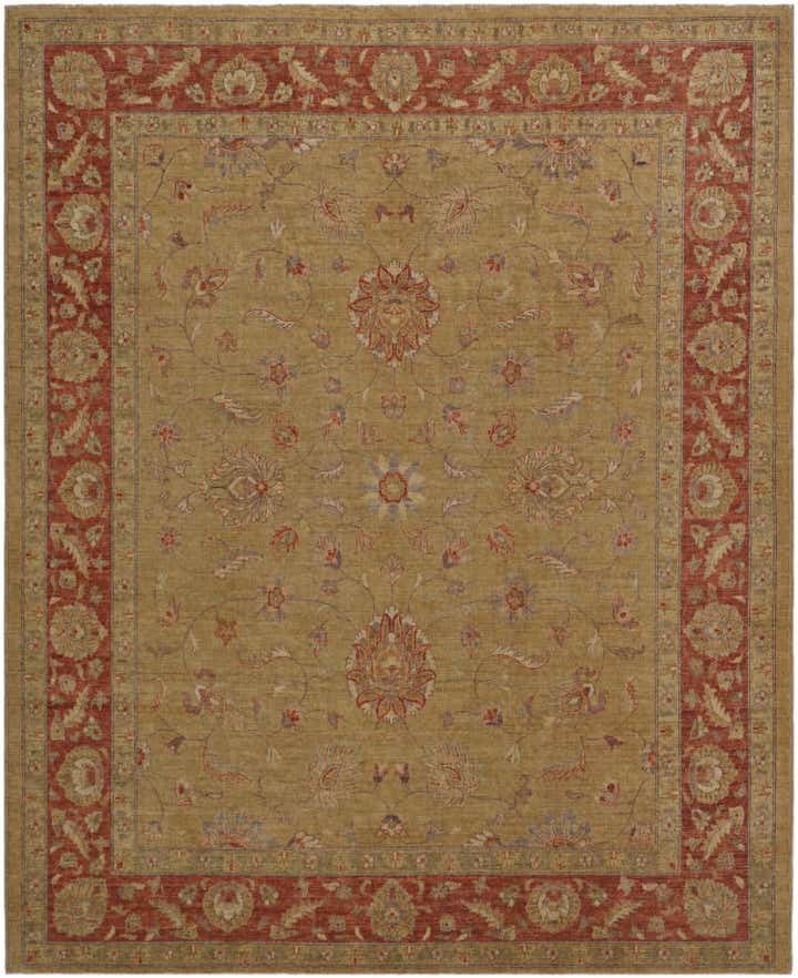 8' x 9' 10 Hand Knotted Ziegler Rug