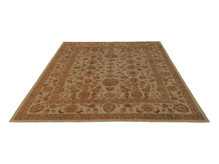 Detail image of 7' 11 x 9' 10 Hand Knotted Ziegler Rug