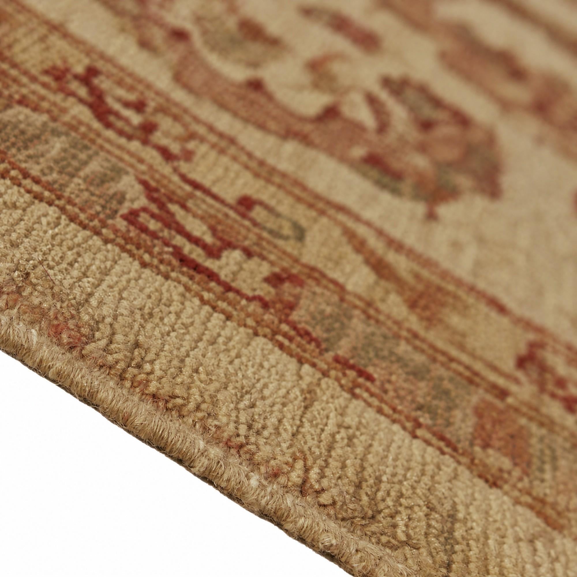 7' 11 x 9' 10 Hand Knotted Ziegler Rug