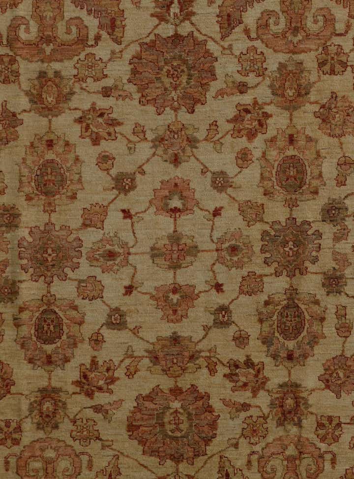 7' 11 x 9' 10 Hand Knotted Ziegler Rug