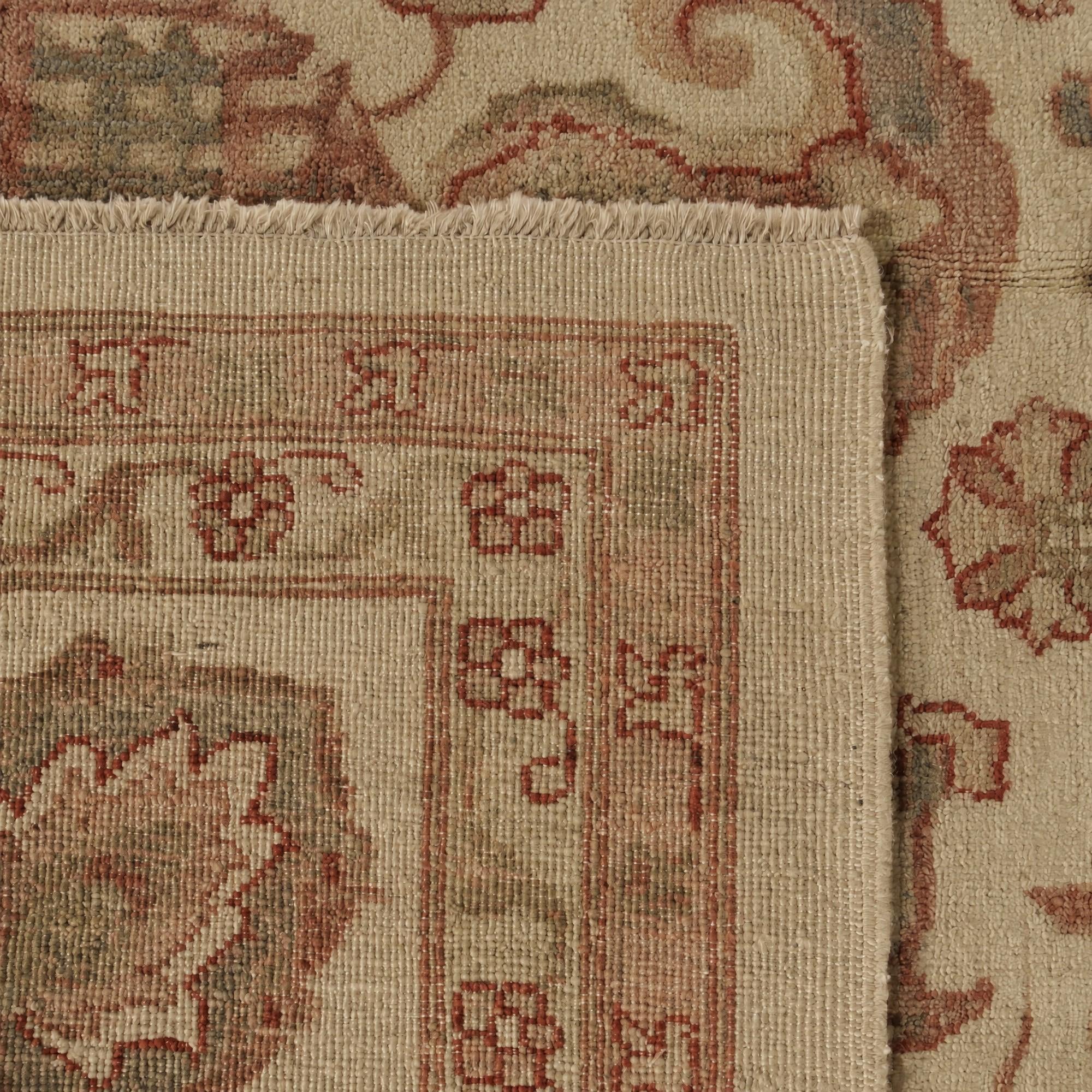 7' 11 x 9' 10 Hand Knotted Ziegler Rug