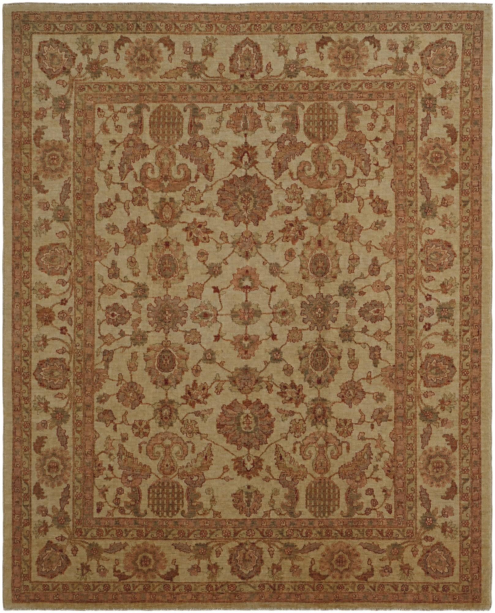 7' 11 x 9' 10 Hand Knotted Ziegler Rug