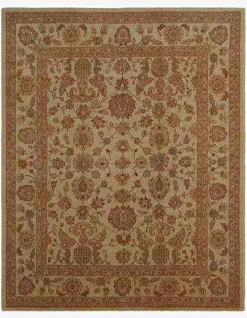 7' 11 x 9' 10 Hand Knotted Ziegler Rug