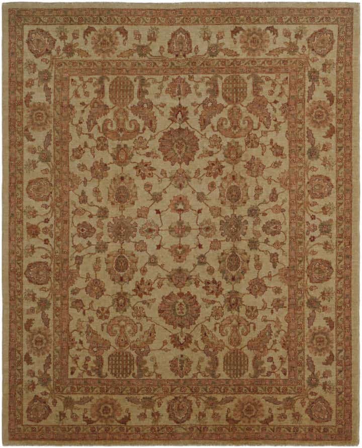7' 11 x 9' 10 Hand Knotted Ziegler Rug