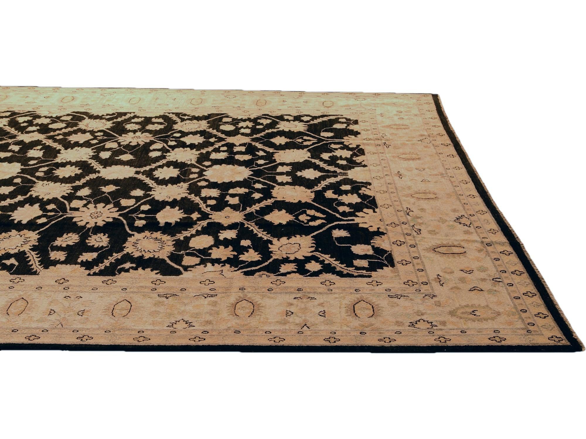 8' 1 x 9' 11 Hand Knotted Ziegler Rug