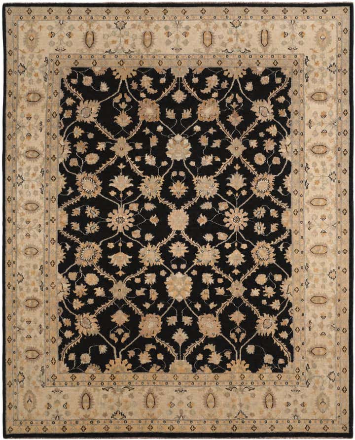 8' 1 x 9' 11 Hand Knotted Ziegler Rug