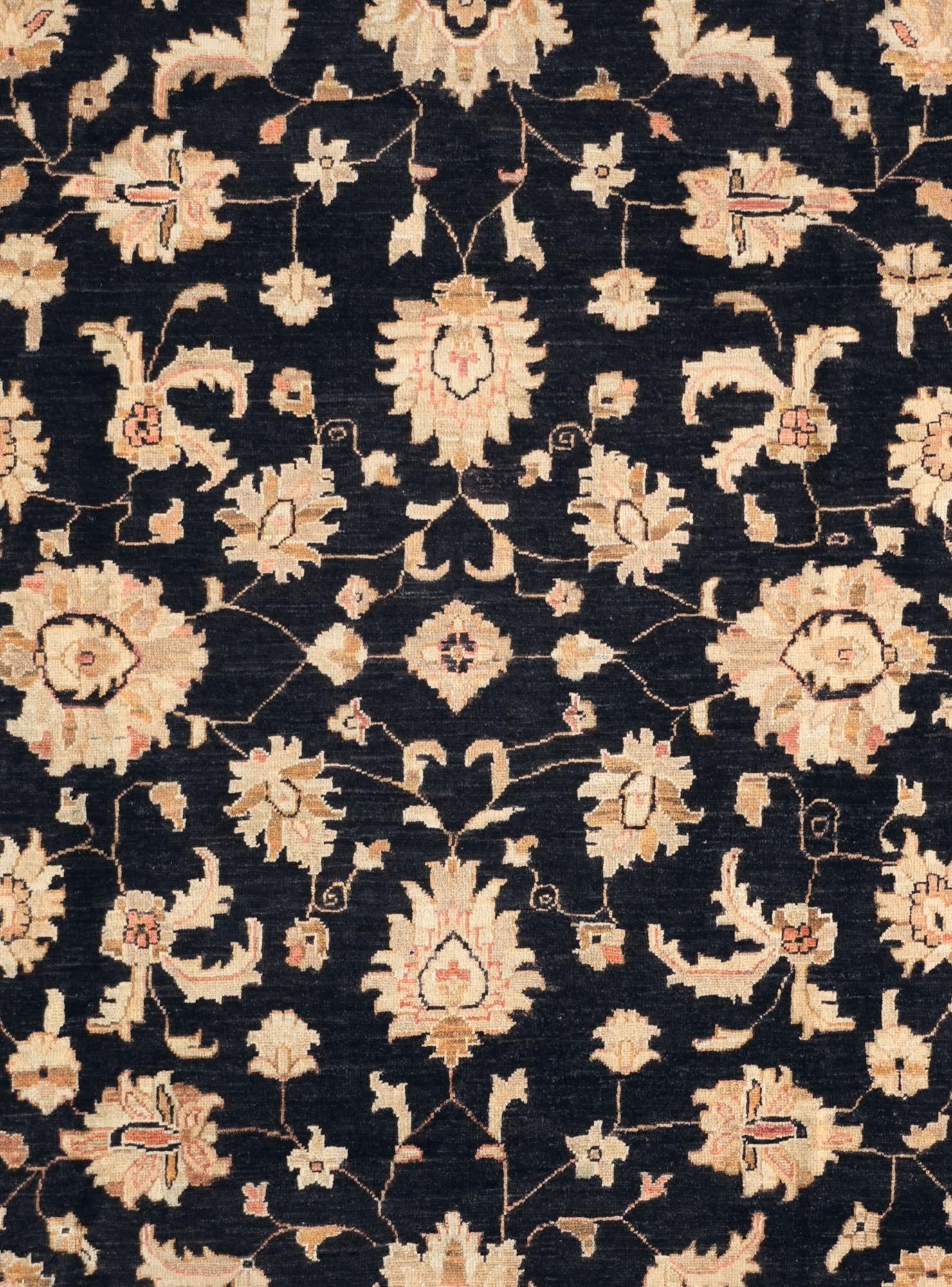 8' 1 x 10' 6 Hand Knotted Ziegler Rug