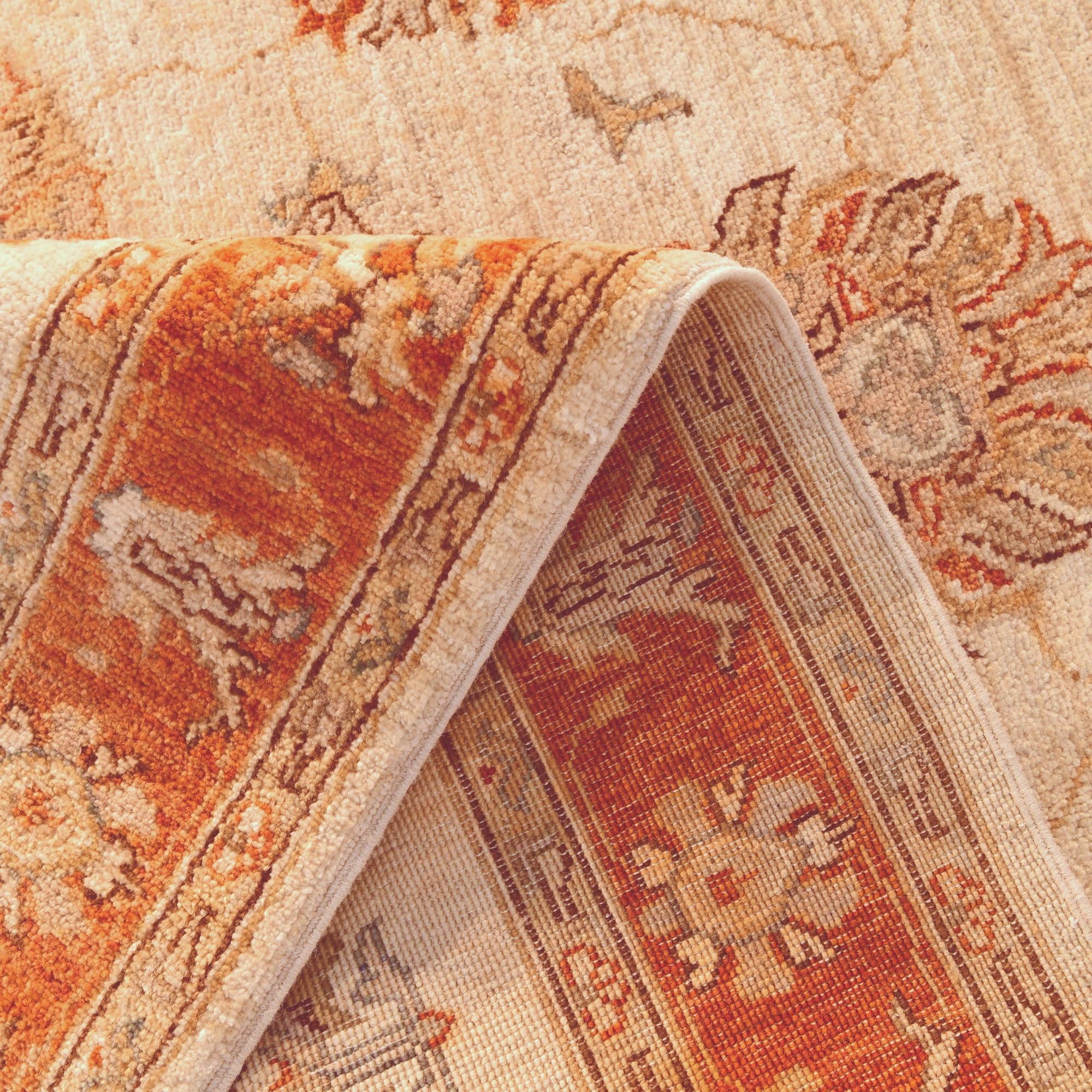 3' 11 x 5' 10 Hand Knotted Ziegler Rug