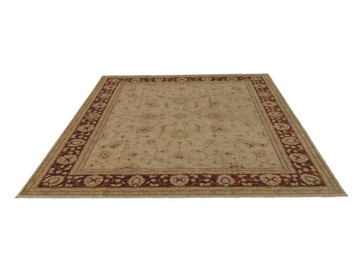 Detail image of 8' 2 x 9' 9 Hand Knotted Ziegler Rug