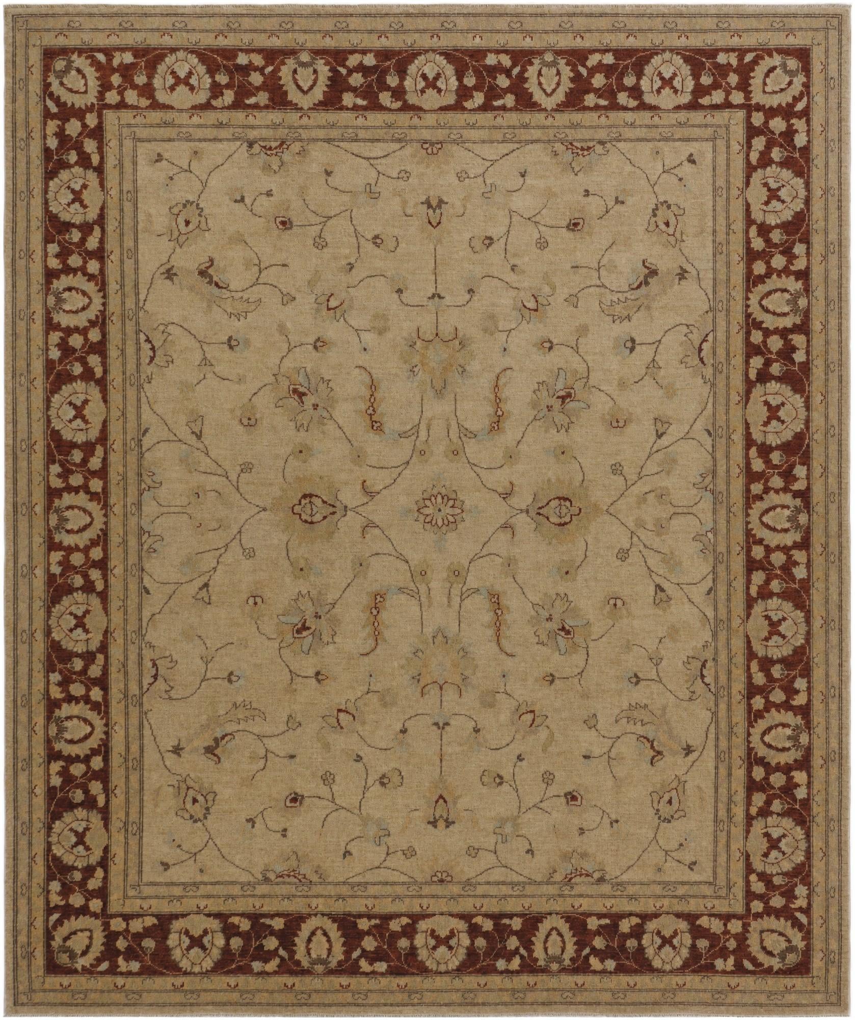 8' 2 x 9' 9 Hand Knotted Ziegler Rug