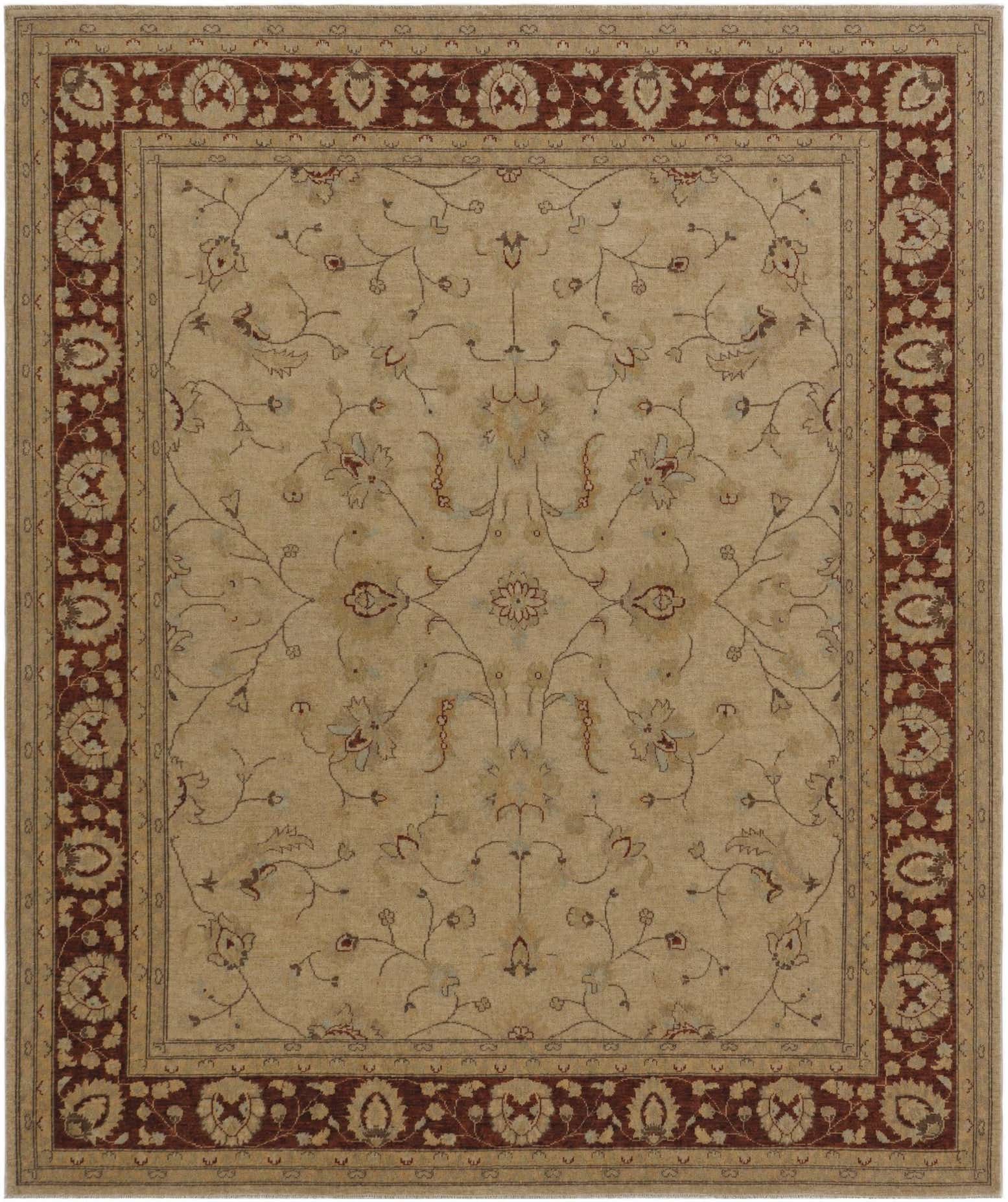 8' 2 x 9' 9 Hand Knotted Ziegler Rug