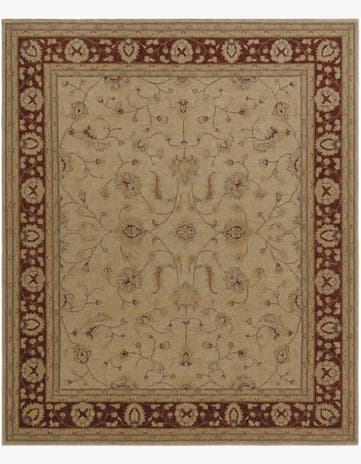 8' 2 x 9' 9 Hand Knotted Ziegler Rug