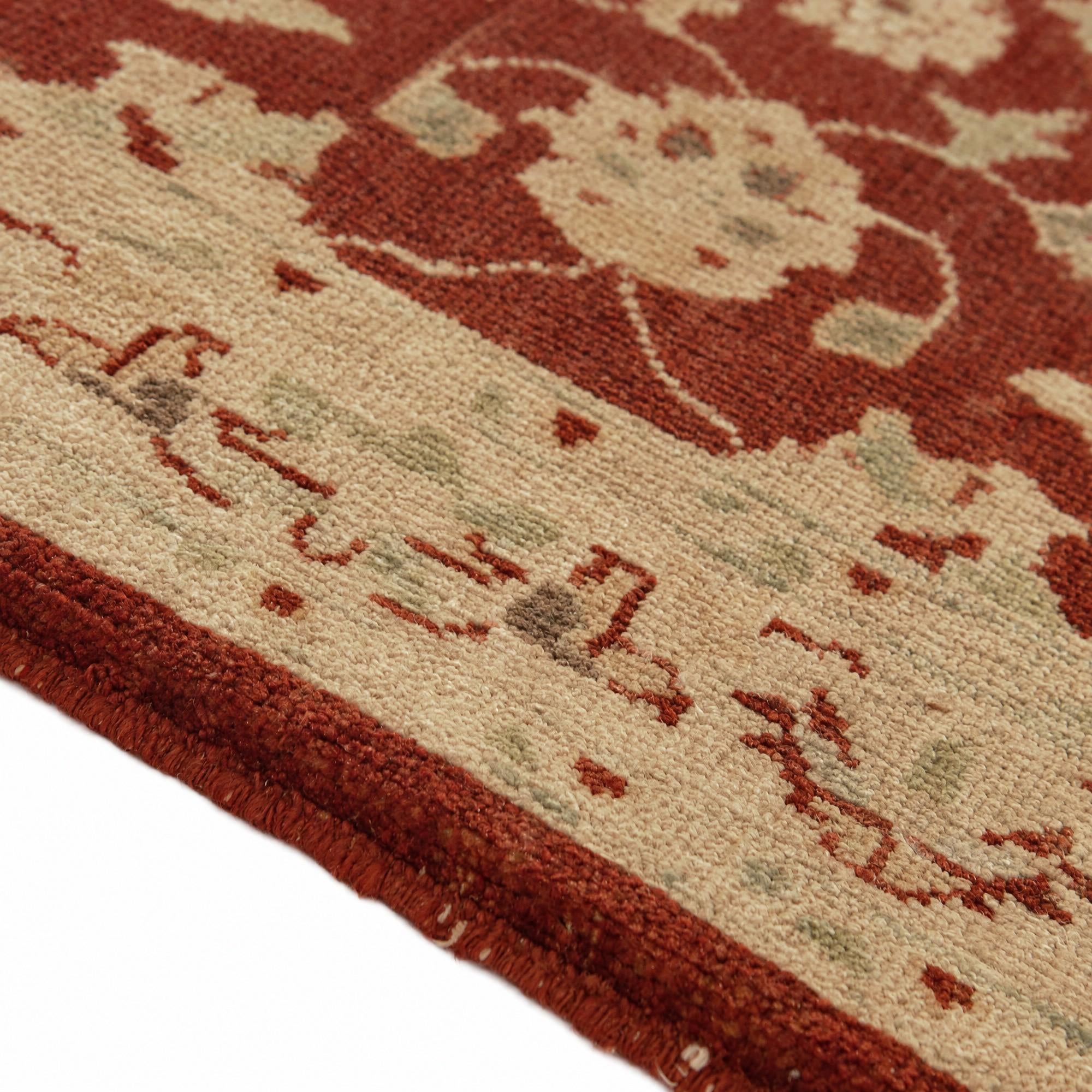 80cm x 120cm Hand Knotted Ziegler Rug