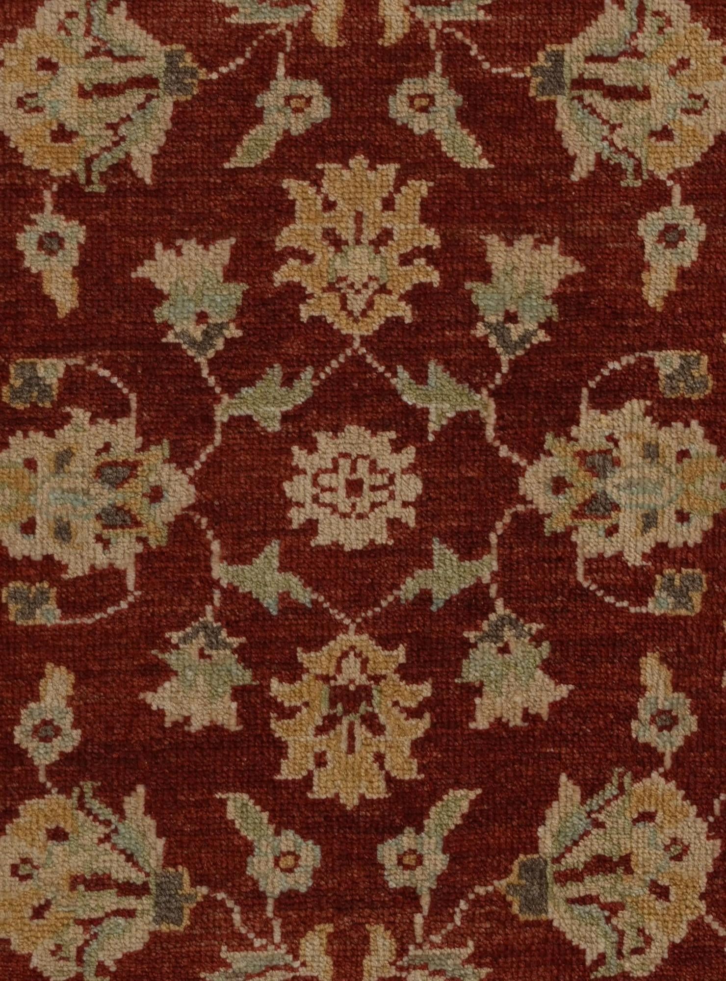 2' 7 x 4' Hand Knotted Ziegler Rug