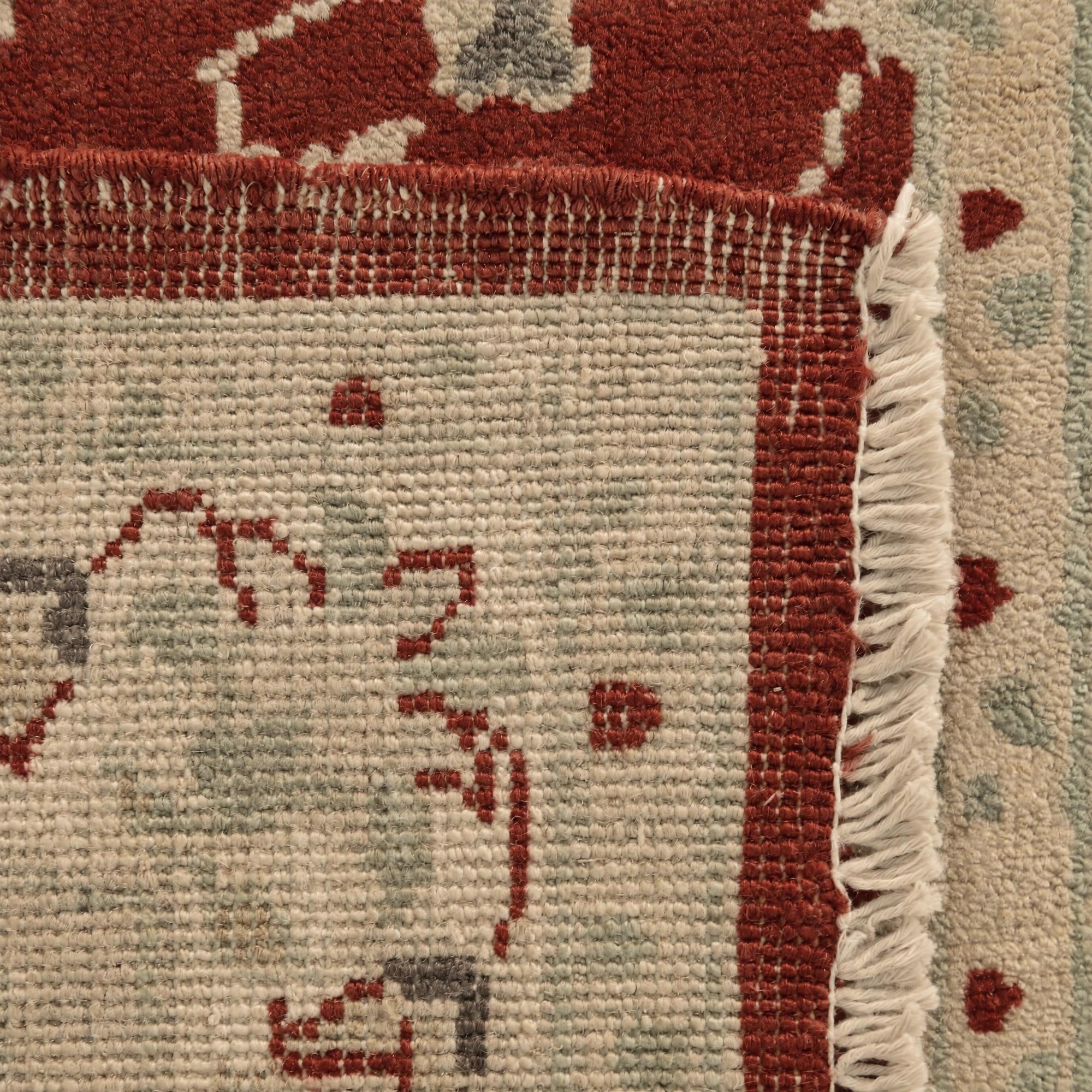 80cm x 120cm Hand Knotted Ziegler Rug