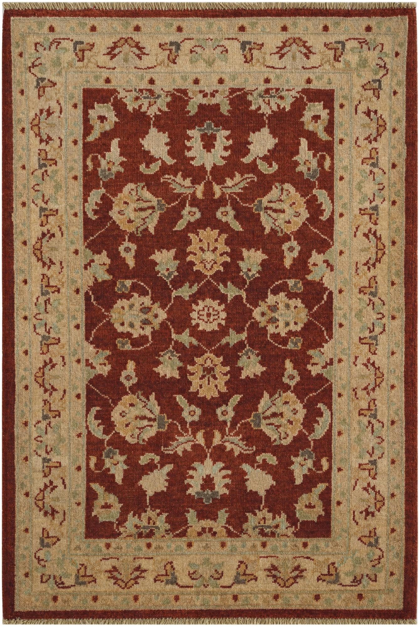 2' 7 x 4' Hand Knotted Ziegler Rug