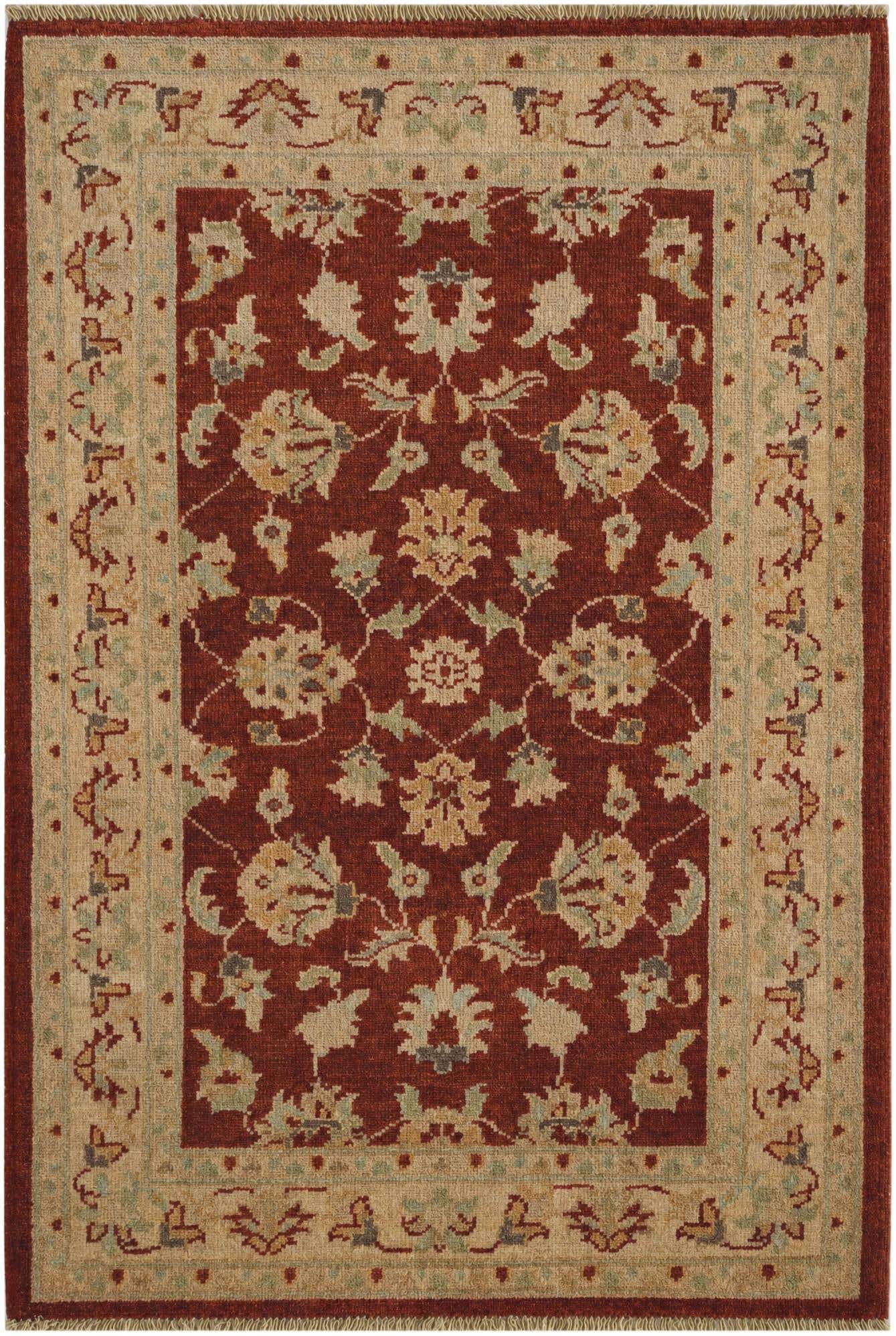 2' 7 x 4' Hand Knotted Ziegler Rug