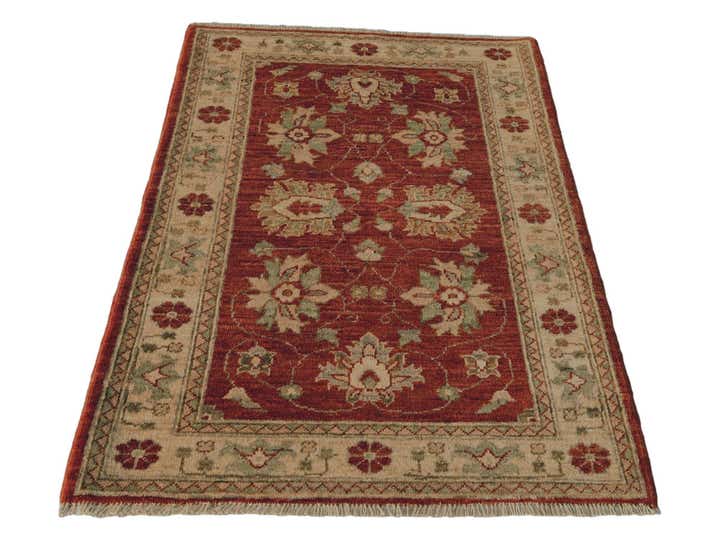 2' 8 x 3' 11 Hand Knotted Ziegler Rug