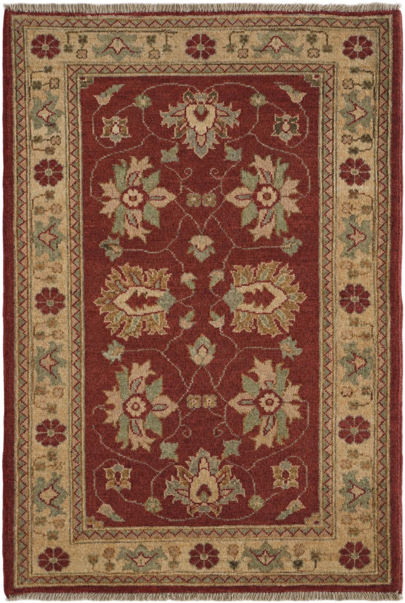 2' 8 x 3' 11 Hand Knotted Ziegler Rug