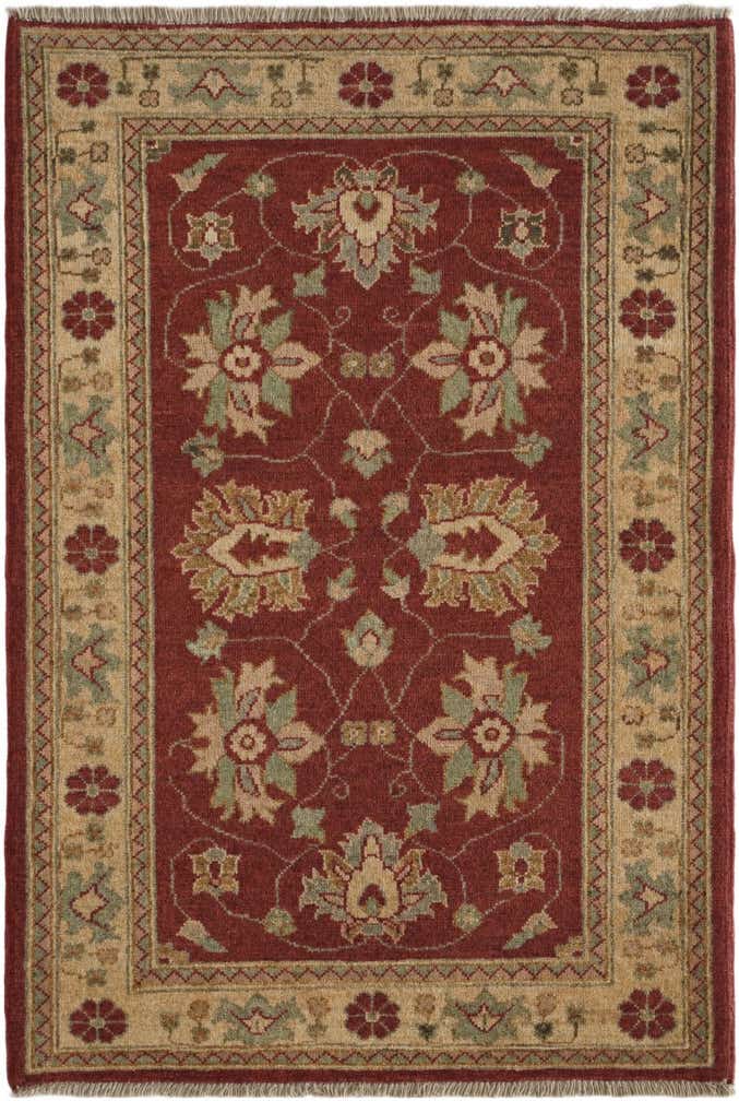 2' 8 x 3' 11 Hand Knotted Ziegler Rug