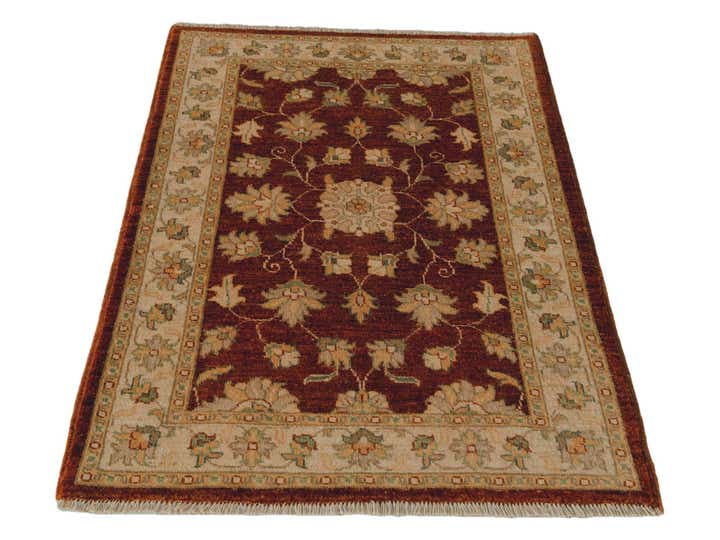2' 5 x 3' 11 Hand Knotted Ziegler Rug