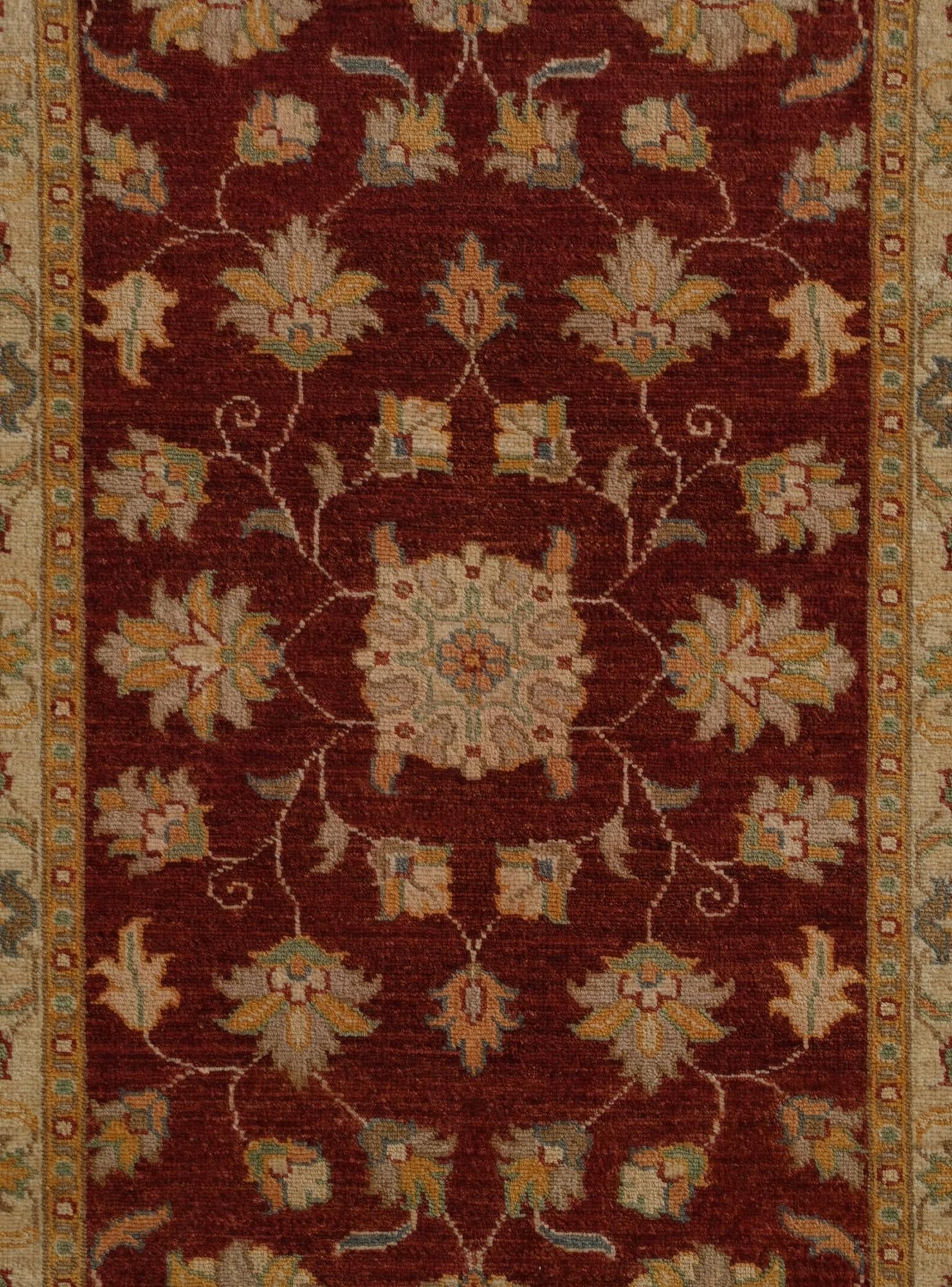 2' 5 x 3' 11 Hand Knotted Ziegler Rug