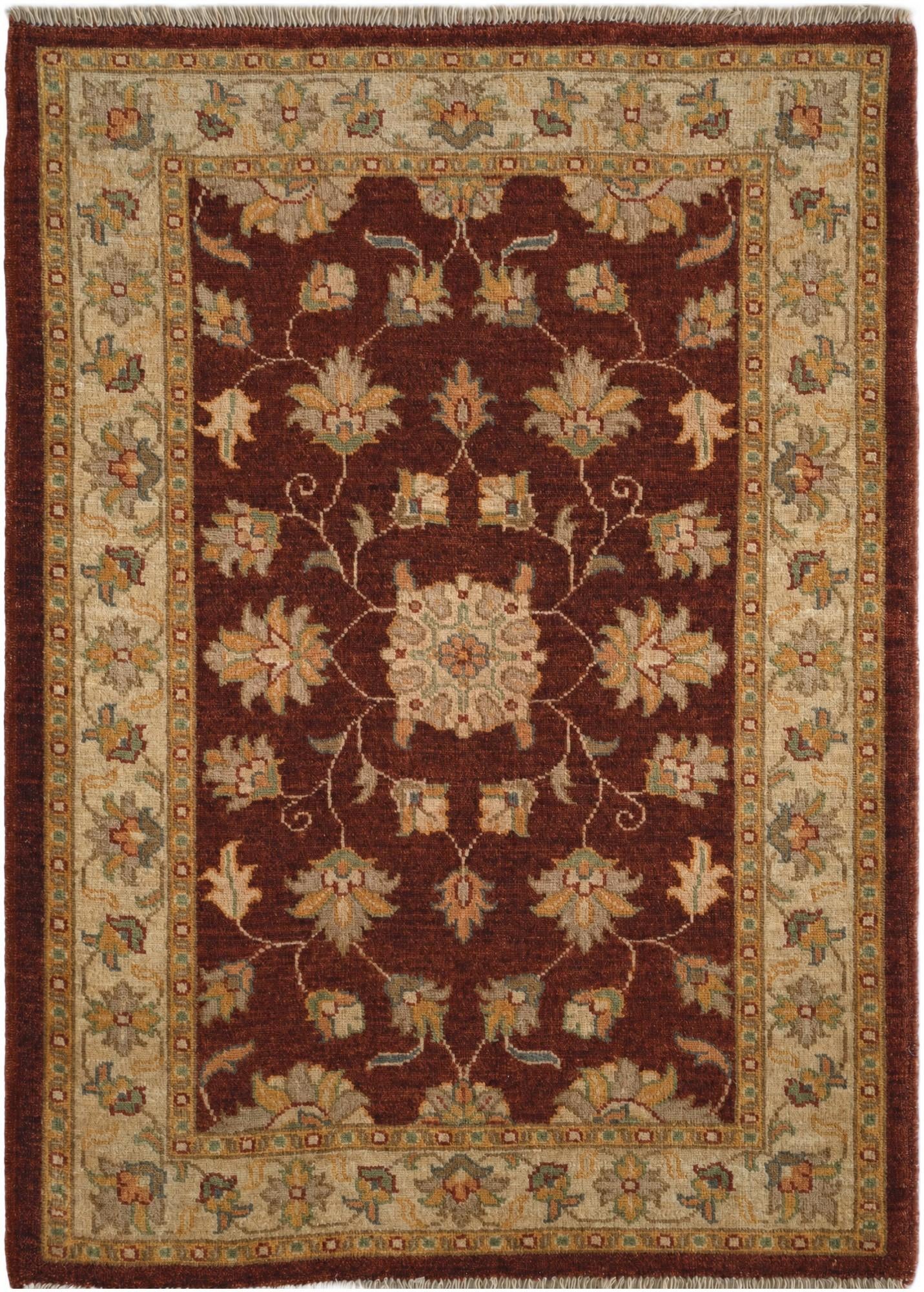 2' 5 x 3' 11 Hand Knotted Ziegler Rug