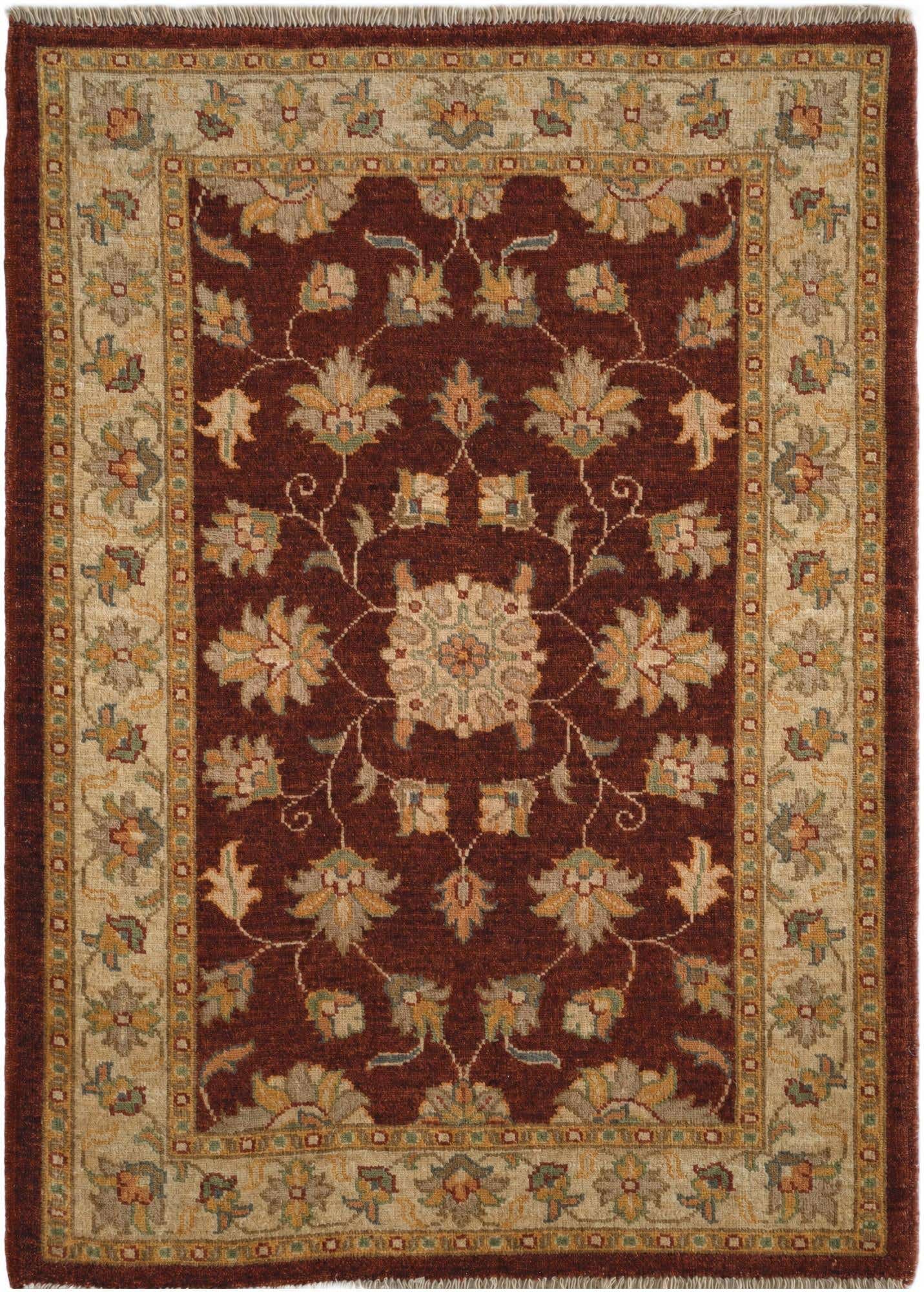 2' 5 x 3' 11 Hand Knotted Ziegler Rug