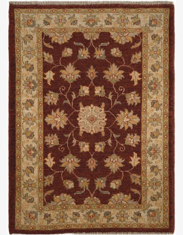 2' 5 x 3' 11 Hand Knotted Ziegler Rug