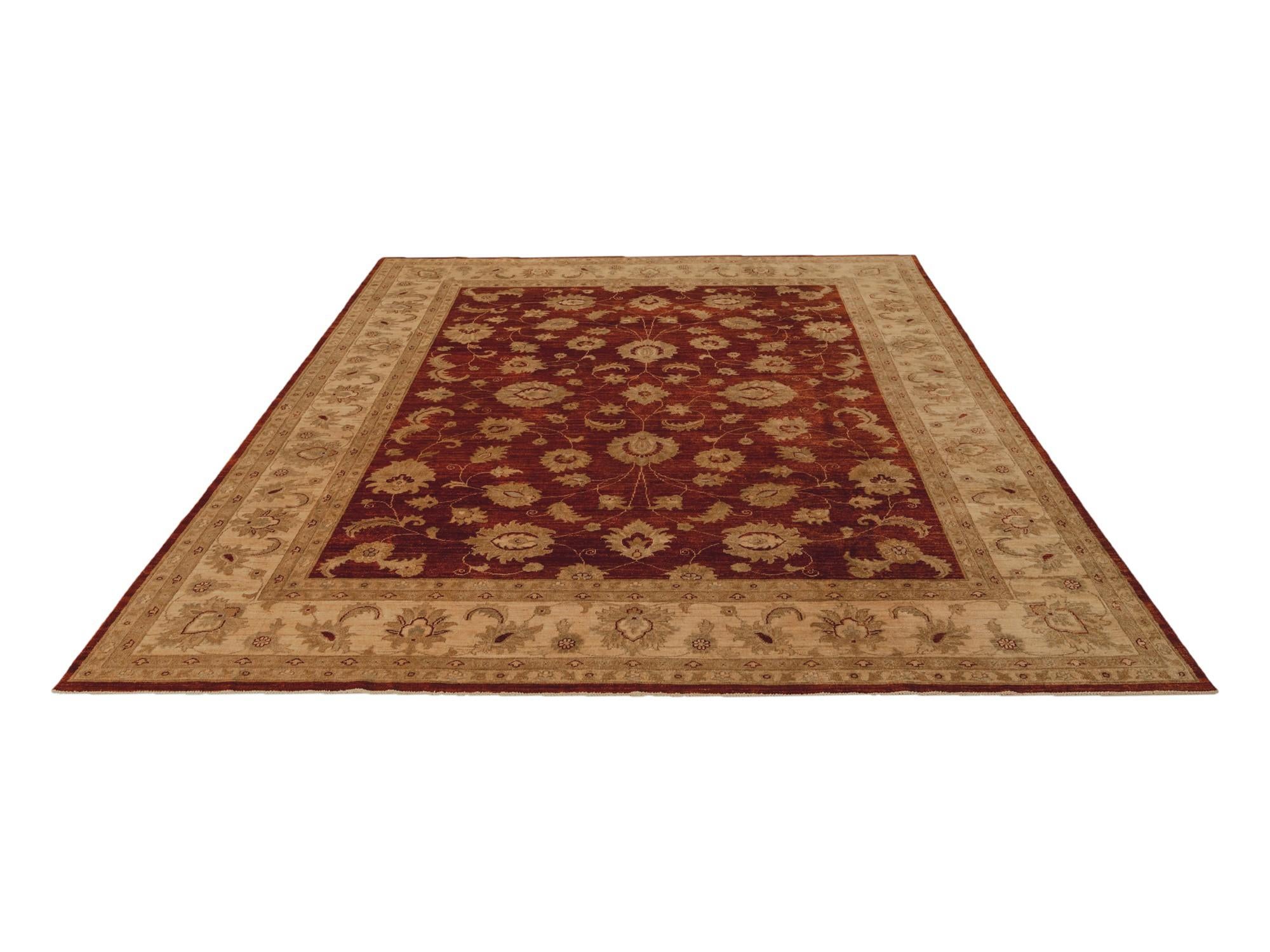 9' x 12' 1 Hand Knotted Ziegler Rug