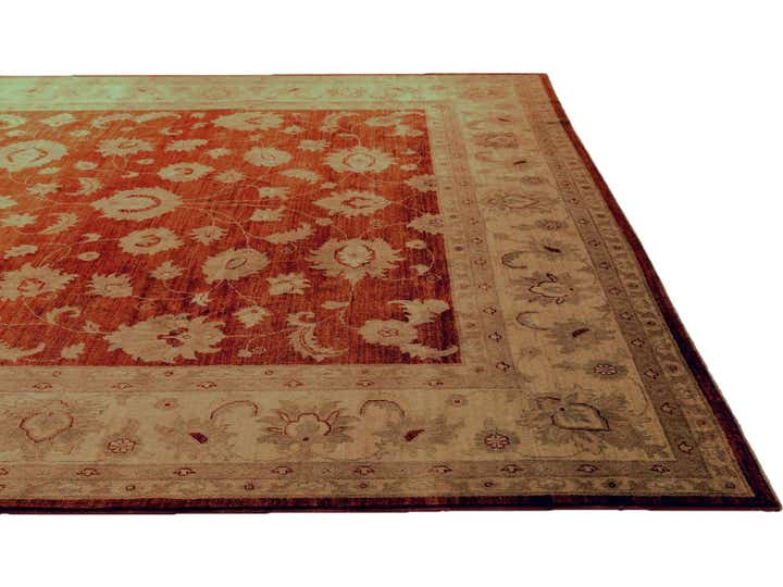 9' x 12' 1 Hand Knotted Ziegler Rug
