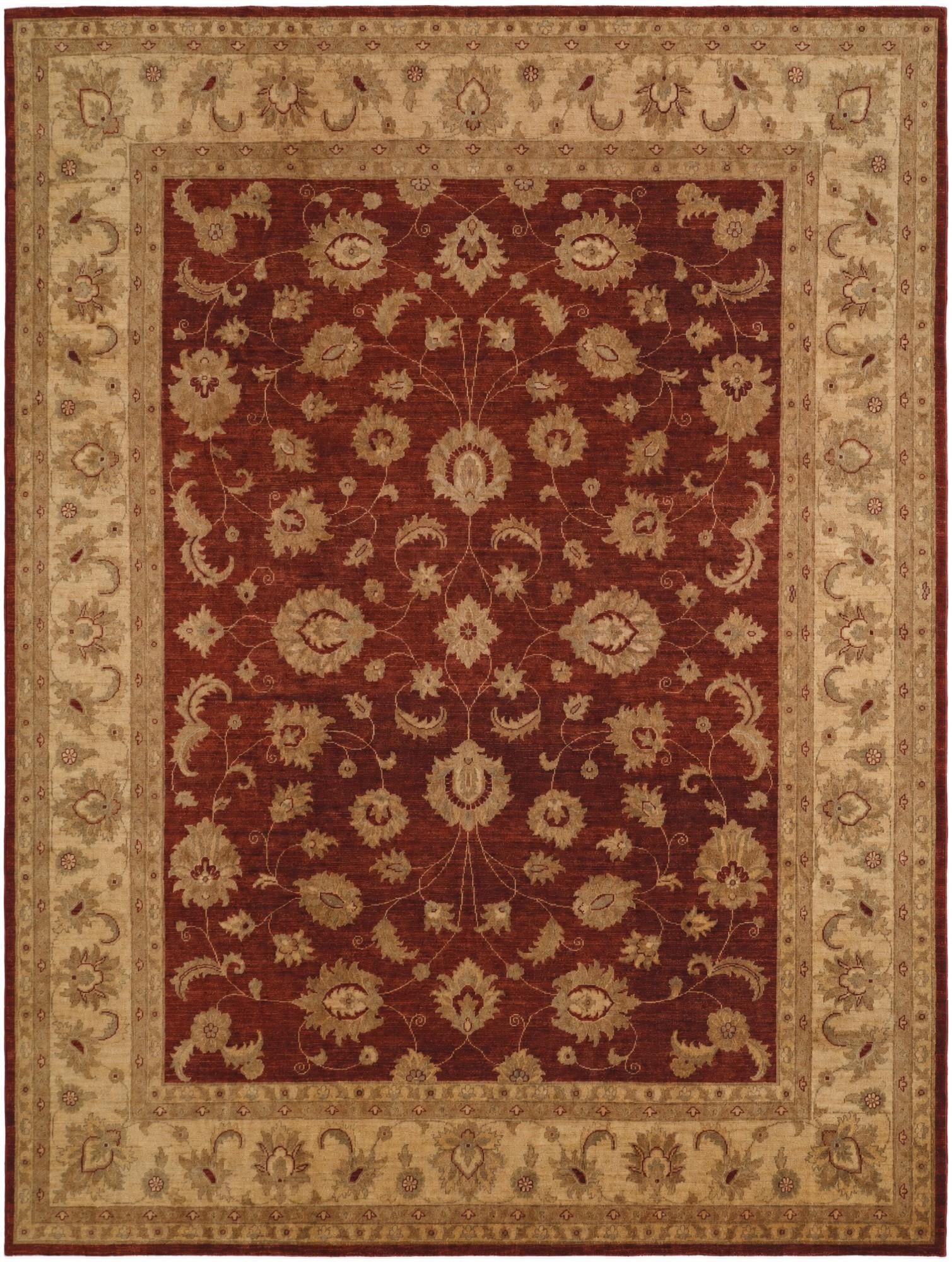 9' x 12' 1 Hand Knotted Ziegler Rug