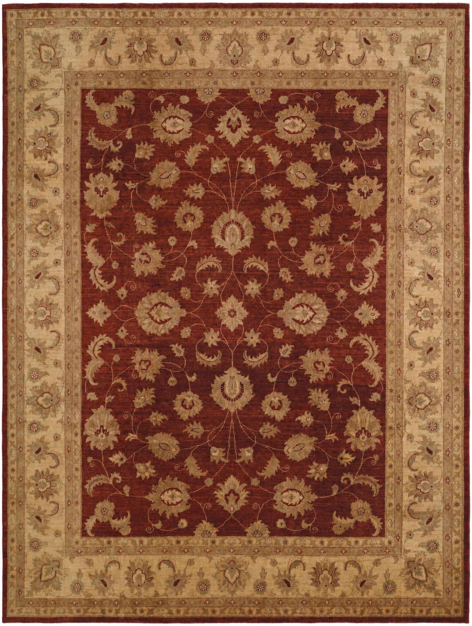 9' x 12' 1 Hand Knotted Ziegler Rug