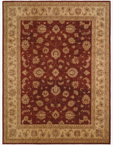 9' x 12' 1 Hand Knotted Ziegler Rug