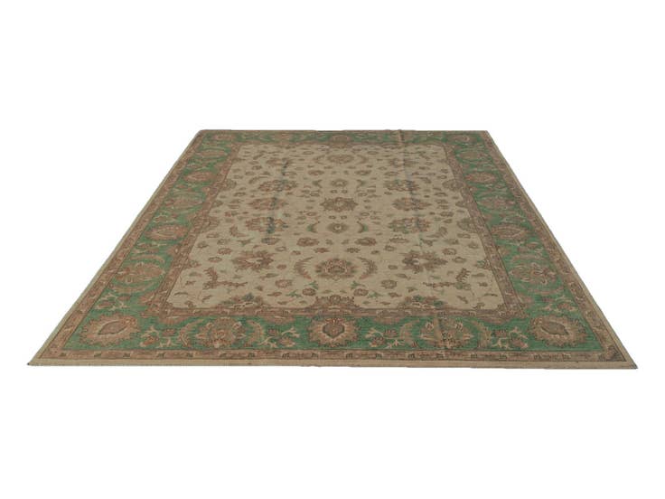 Detail image of 8' 5 x 11' 4 Hand Knotted Ziegler Rug