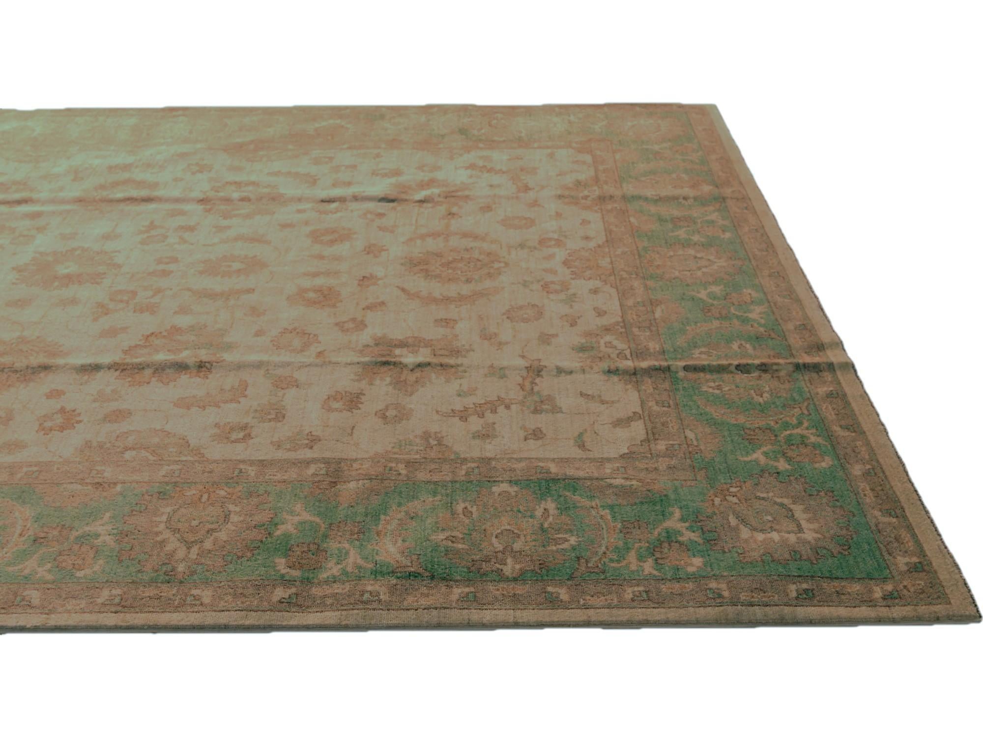 8' 5 x 11' 4 Hand Knotted Ziegler Rug
