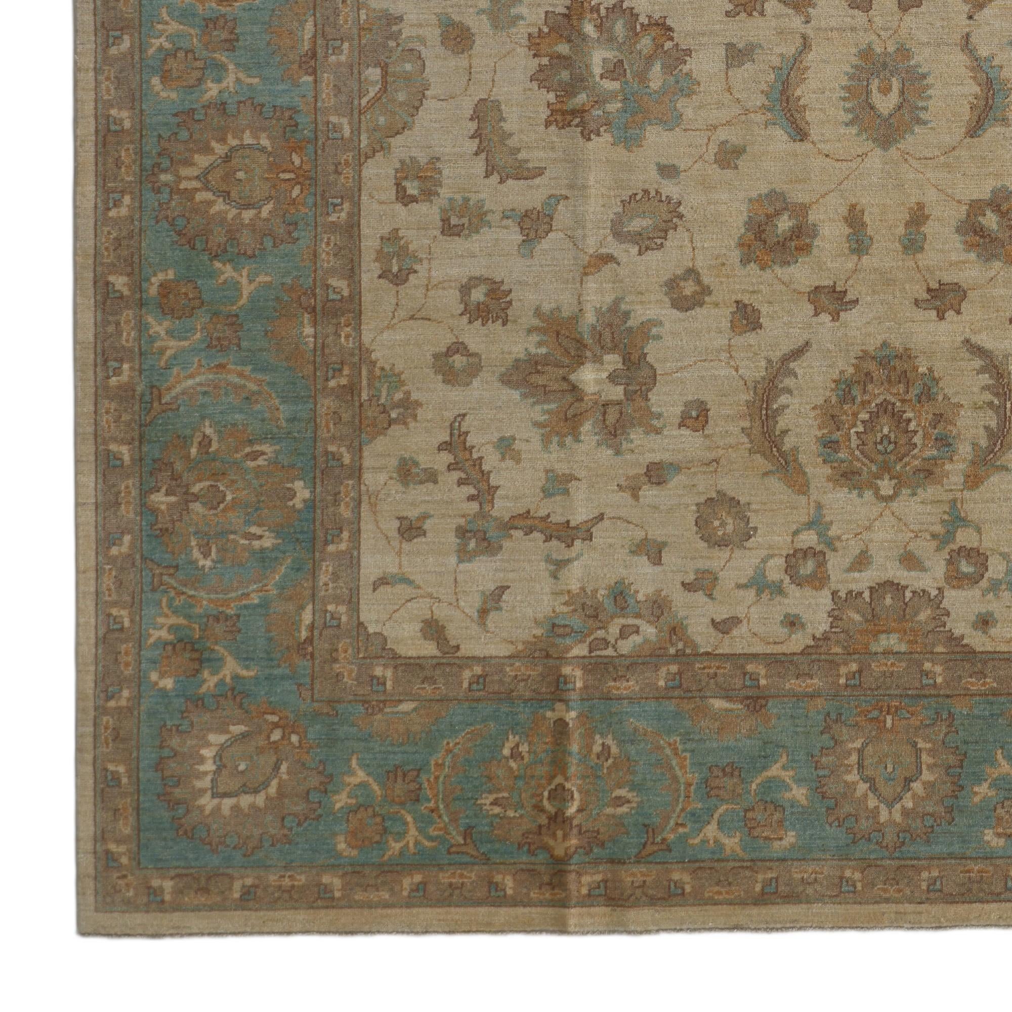 8' 5 x 11' 4 Hand Knotted Ziegler Rug
