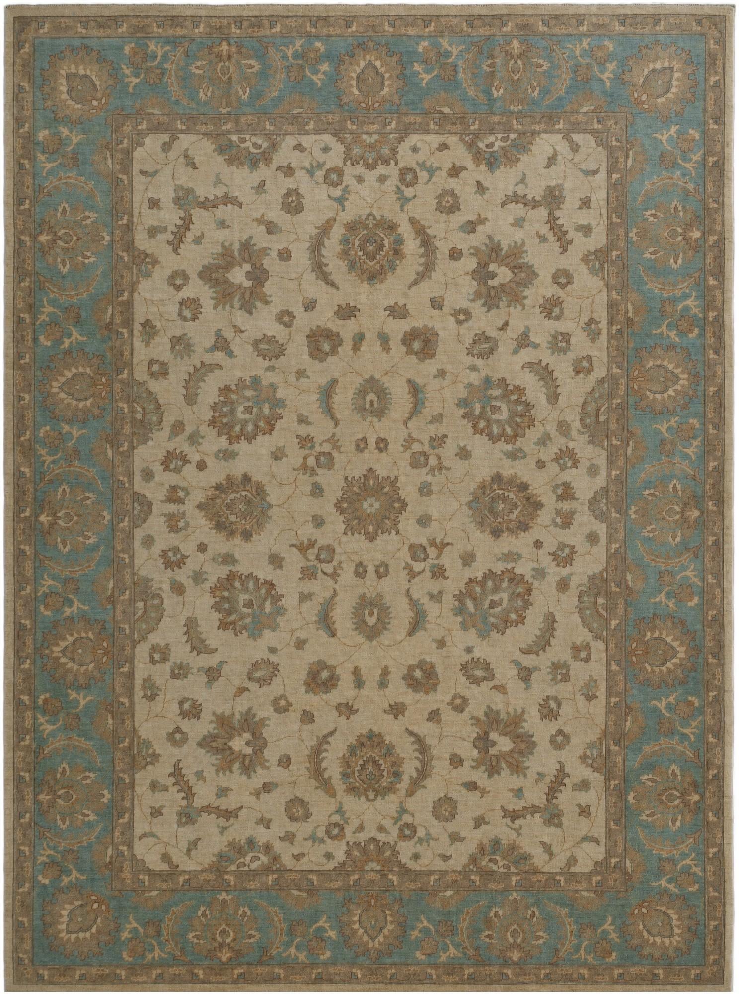 8' 5 x 11' 4 Hand Knotted Ziegler Rug