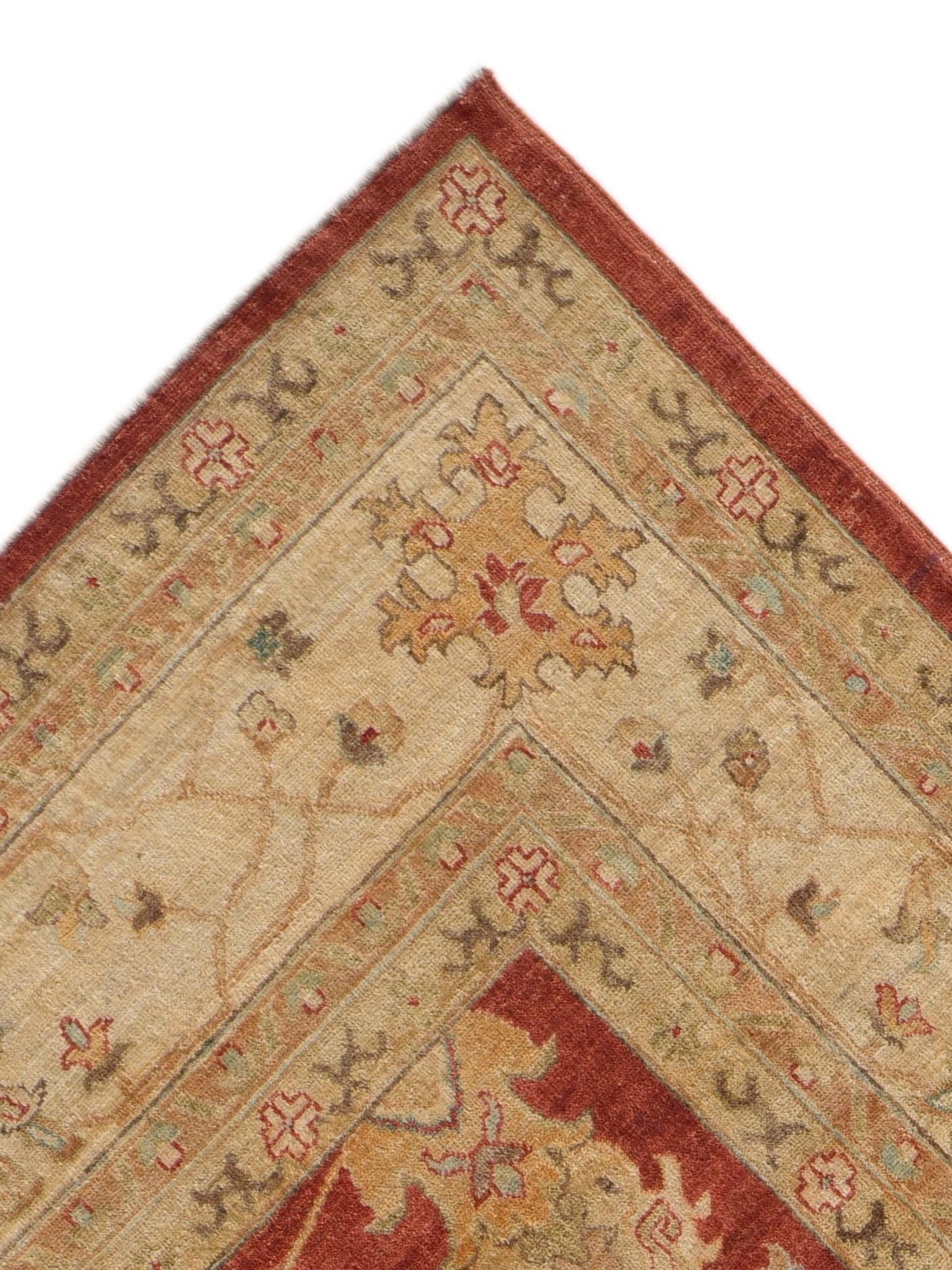 8' 5 x 11' 5 Hand Knotted Ziegler Rug