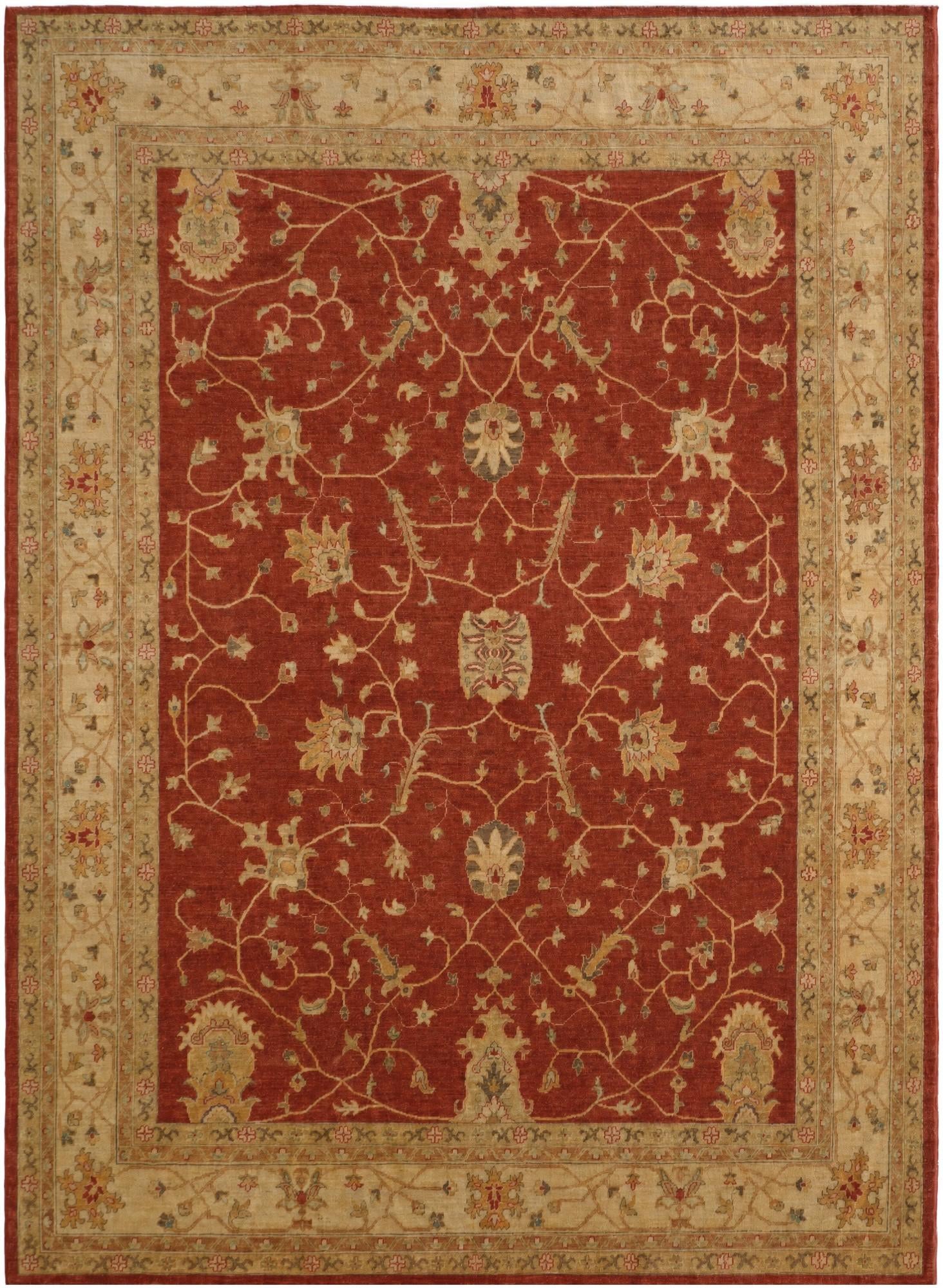 8' 5 x 11' 5 Hand Knotted Ziegler Rug