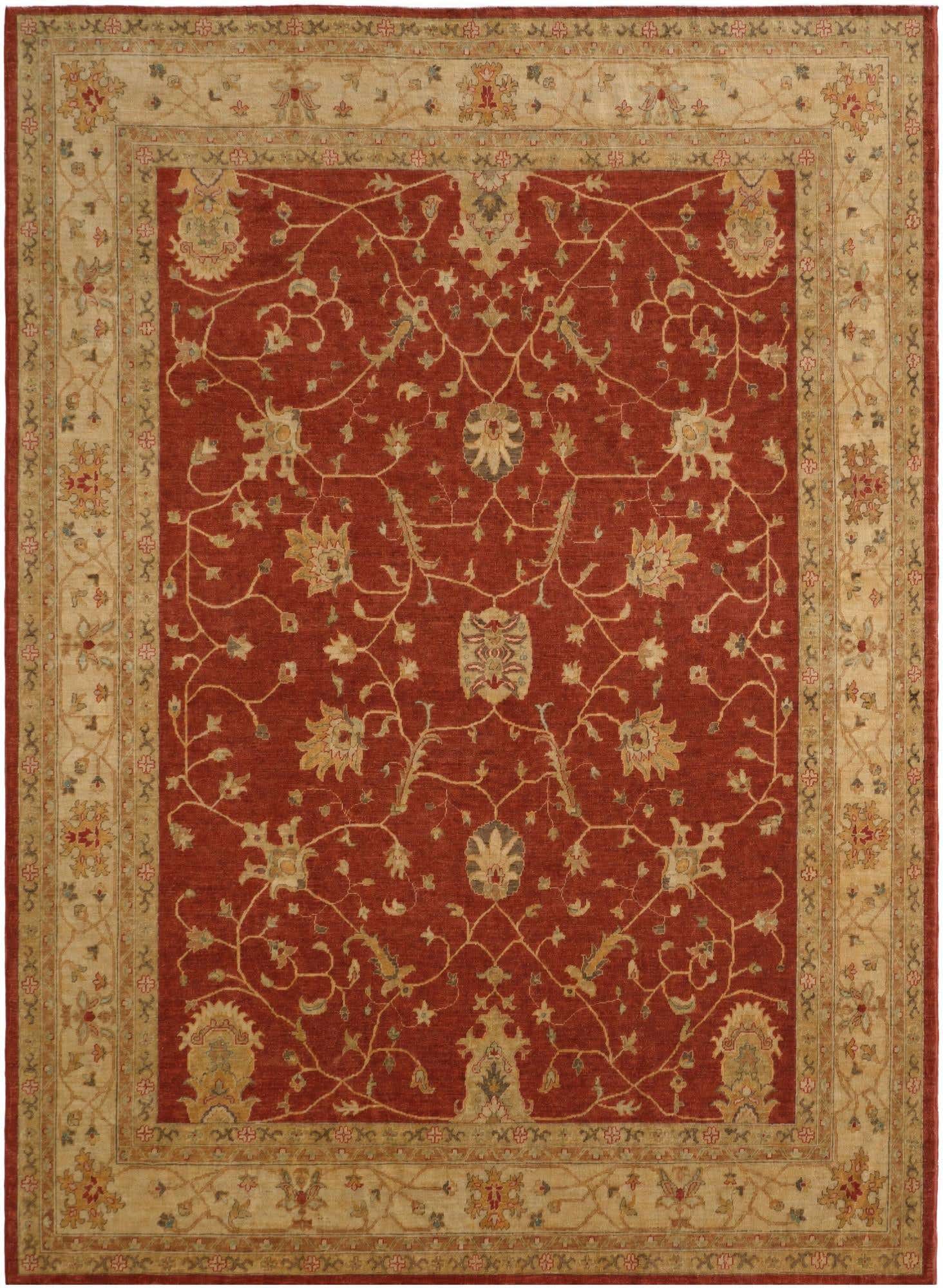 8' 5 x 11' 5 Hand Knotted Ziegler Rug