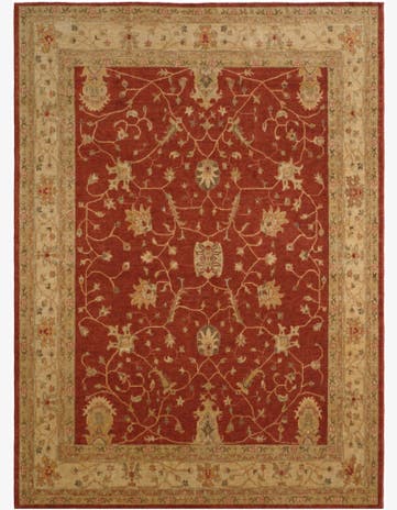 8' 5 x 11' 5 Hand Knotted Ziegler Rug