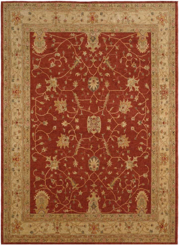 8' 5 x 11' 5 Hand Knotted Ziegler Rug