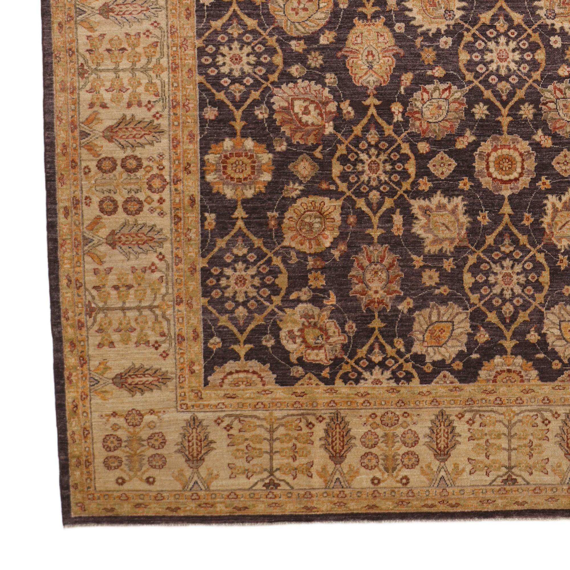8' 4 x 10' 8 Hand Knotted Ziegler Rug