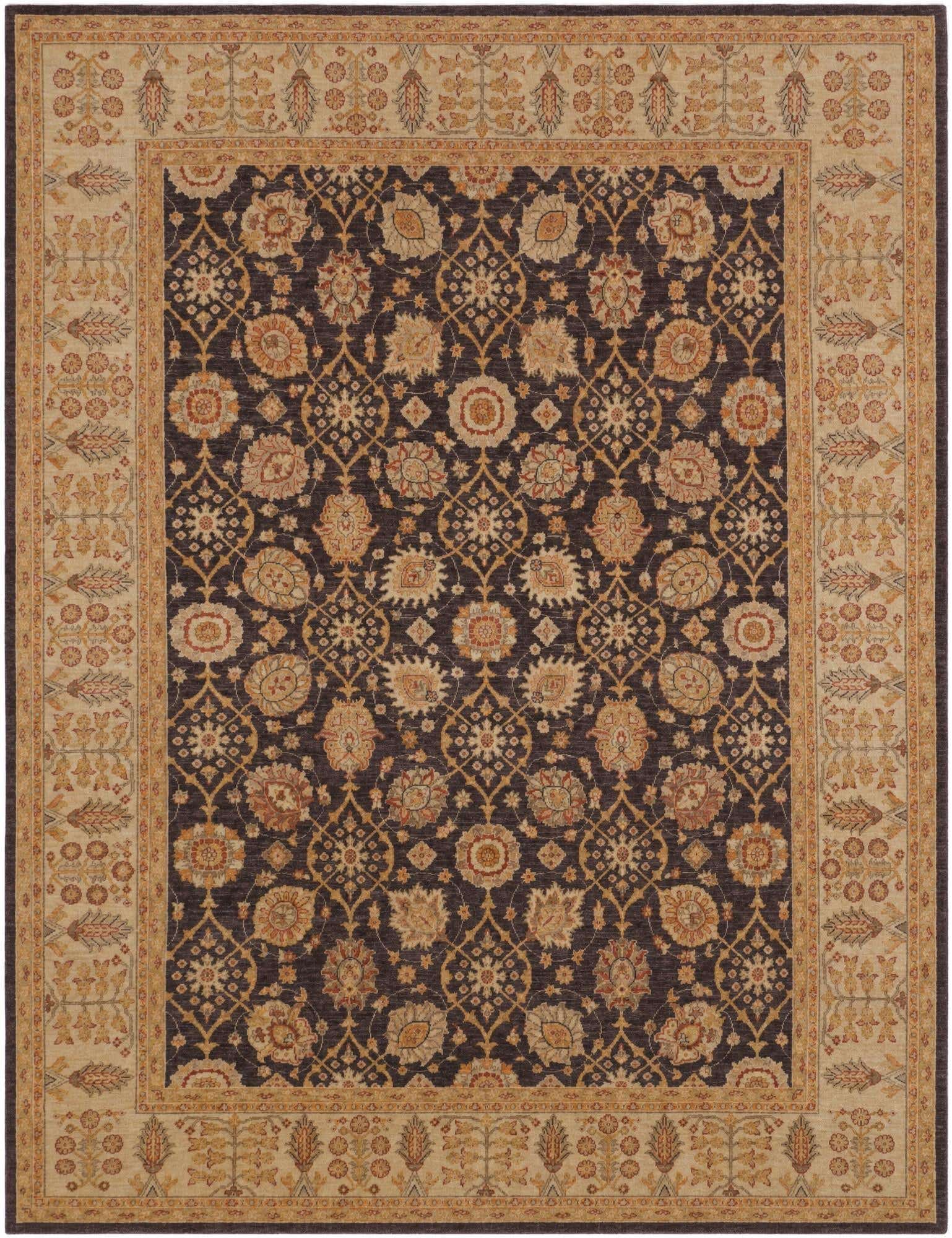 8' 4 x 10' 8 Hand Knotted Ziegler Rug