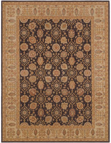 8' 4 x 10' 8 Hand Knotted Ziegler Rug